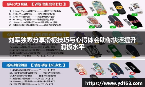 刘军独家分享滑板技巧与心得体会助你快速提升滑板水平